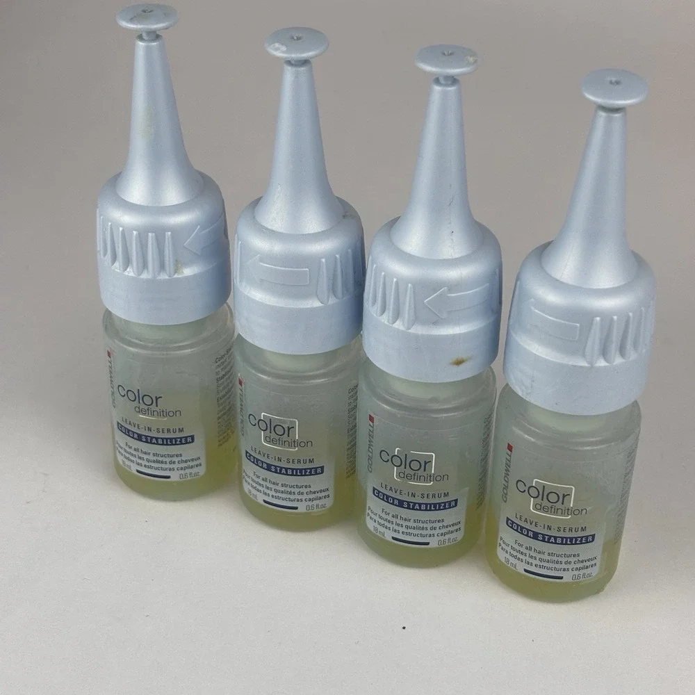 Goldwell Color Definition Leave In Serum Color Stabilizer O.6 fl oz Lot (4)‎